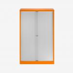 Bisley 1000mm wide Essentials Tambour Unit (1570mm) (3 shelves) Bisley Orange