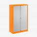 Bisley 1000mm wide Essentials Tambour Unit (1570mm) (3 shelves) Bisley Orange