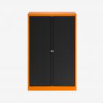 Bisley 1000mm wide Essentials Tambour Unit (1570mm) (3 shelves) Bisley Orange