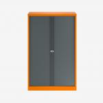 Bisley 1000mm wide Essentials Tambour Unit (1570mm) (3 shelves) Bisley Orange