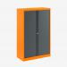 Bisley 1000mm wide Essentials Tambour Unit (1570mm) (3 shelves) Bisley Orange