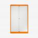 Bisley 1000mm wide Essentials Tambour Unit (1570mm) (3 shelves) Bisley Orange