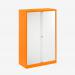 Bisley 1000mm wide Essentials Tambour Unit (1570mm) (3 shelves) Bisley Orange