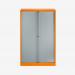 Bisley 1000mm wide Essentials Tambour Unit (1570mm) (3 shelves) Bisley Orange