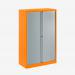 Bisley 1000mm wide Essentials Tambour Unit (1570mm) (3 shelves) Bisley Orange