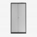 Bisley 1000mm wide Essentials Tambour Unit (1970mm) (4 shelves) Anthracite Grey