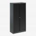 Bisley 1000mm wide Essentials Tambour Unit (1970mm) (4 shelves) Anthracite Grey