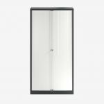 Bisley 1000mm wide Essentials Tambour Unit (1970mm) (4 shelves) Anthracite Grey