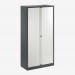 Bisley 1000mm wide Essentials Tambour Unit (1970mm) (4 shelves) Anthracite Grey