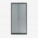 Bisley 1000mm wide Essentials Tambour Unit (1970mm) (4 shelves) Anthracite Grey
