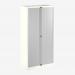 Bisley 1000mm wide Essentials Tambour Unit (1970mm) (4 shelves) Chalk