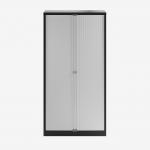 Bisley 1000mm wide Essentials Tambour Unit (1970mm) (4 shelves) Black