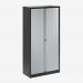 Bisley 1000mm wide Essentials Tambour Unit (1970mm) (4 shelves) Black