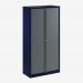 Bisley 1000mm wide Essentials Tambour Unit (1970mm) (4 shelves) Oxford Blue