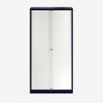 Bisley 1000mm wide Essentials Tambour Unit (1970mm) (4 shelves) Oxford Blue