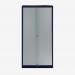Bisley 1000mm wide Essentials Tambour Unit (1970mm) (4 shelves) Oxford Blue