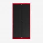 Bisley 1000mm wide Essentials Tambour Unit (1970mm) (4 shelves) Cardinal Red