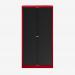 Bisley 1000mm wide Essentials Tambour Unit (1970mm) (4 shelves) Cardinal Red