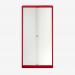Bisley 1000mm wide Essentials Tambour Unit (1970mm) (4 shelves) Cardinal Red