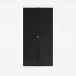 Bisley 1000mm wide Essentials Tambour Unit (1970mm) (4 shelves) Traffic White
