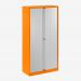 Bisley 1000mm wide Essentials Tambour Unit (1970mm) (4 shelves) Bisley Orange
