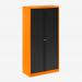 Bisley 1000mm wide Essentials Tambour Unit (1970mm) (4 shelves) Bisley Orange