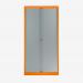 Bisley 1000mm wide Essentials Tambour Unit (1970mm) (4 shelves) Bisley Orange