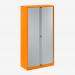 Bisley 1000mm wide Essentials Tambour Unit (1970mm) (4 shelves) Bisley Orange