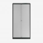 Bisley 1000mm wide Essentials Tambour Unit (2270mm) (5 shelves) Anthracite Grey
