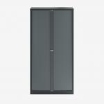 Bisley 1000mm wide Essentials Tambour Unit (2270mm) (5 shelves) Anthracite Grey