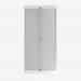 Bisley 1000mm wide Essentials Tambour Unit (2270mm) (5 shelves) Chalk