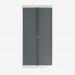 Bisley 1000mm wide Essentials Tambour Unit (2270mm) (5 shelves) Chalk