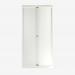 Bisley 1000mm wide Essentials Tambour Unit (2270mm) (5 shelves) Chalk