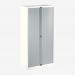 Bisley 1000mm wide Essentials Tambour Unit (2270mm) (5 shelves) Chalk