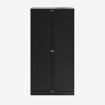 Bisley 1000mm wide Essentials Tambour Unit (2270mm) (5 shelves) Black
