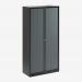 Bisley 1000mm wide Essentials Tambour Unit (2270mm) (5 shelves) Black