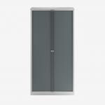 Bisley 1000mm wide Essentials Tambour Unit (2270mm) (5 shelves) Goose Grey