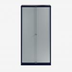 Bisley 1000mm wide Essentials Tambour Unit (2270mm) (5 shelves) Oxford Blue