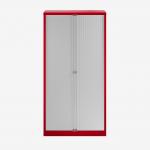 Bisley 1000mm wide Essentials Tambour Unit (2270mm) (5 shelves) Cardinal Red
