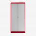 Bisley 1000mm wide Essentials Tambour Unit (2270mm) (5 shelves) Cardinal Red