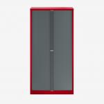 Bisley 1000mm wide Essentials Tambour Unit (2270mm) (5 shelves) Cardinal Red