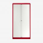 Bisley 1000mm wide Essentials Tambour Unit (2270mm) (5 shelves) Cardinal Red