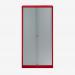 Bisley 1000mm wide Essentials Tambour Unit (2270mm) (5 shelves) Cardinal Red