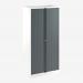 Bisley 1000mm wide Essentials Tambour Unit (2270mm) (5 shelves) Traffic White