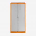 Bisley 1000mm wide Essentials Tambour Unit (2270mm) (5 shelves) Bisley Orange