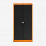 Bisley 1000mm wide Essentials Tambour Unit (2270mm) (5 shelves) Bisley Orange