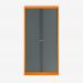 Bisley 1000mm wide Essentials Tambour Unit (2270mm) (5 shelves) Bisley Orange