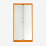 Bisley 1000mm wide Essentials Tambour Unit (2270mm) (5 shelves) Bisley Orange