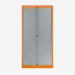 Bisley 1000mm wide Essentials Tambour Unit (2270mm) (5 shelves) Bisley Orange