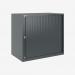 Bisley 800mm wide Essentials Tambour Unit (718mm) (1 shelf) Anthracite Grey